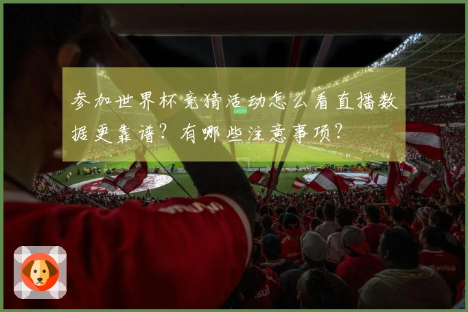 参加世界杯竞猜活动怎么看直播数据更靠谱?有哪些注意事项?